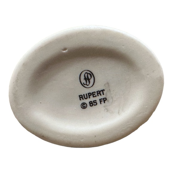 Vintage 1985 Franklin Mint Woodhouse Mouse Rupert Porcelain Figurine - Picture 8 of 8